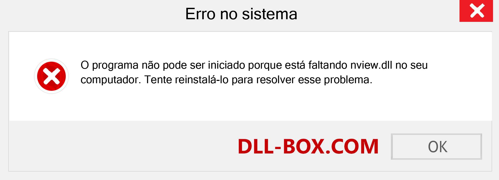 Arquivo nview.dll ausente ?. Download para Windows 7, 8, 10 - Correção de erro ausente nview dll no Windows, fotos, imagens